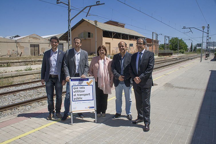 Solsona, Royes, Perelló i Postius, defensen la millora de la línia Cervera Lleida.