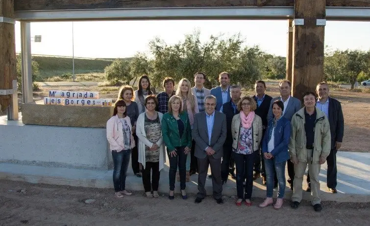 Els integrants de la candidatura de CiU a les Borges Blanques.