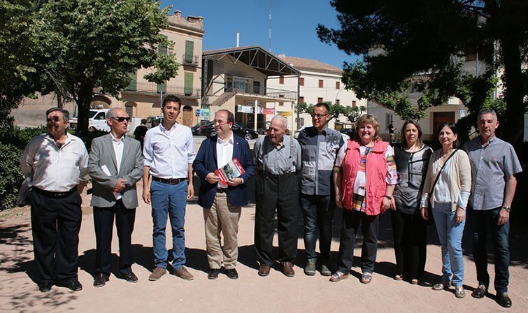 Miquel Iceta amb la candidatura del PSC a Torregrossa.