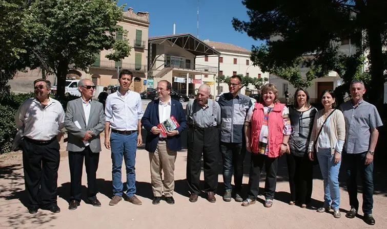 Miquel Iceta amb la candidatura del PSC a Torregrossa.