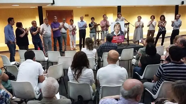 La candidatura del PSC de Mollerussa es presenta en el Complex L'Amistat.