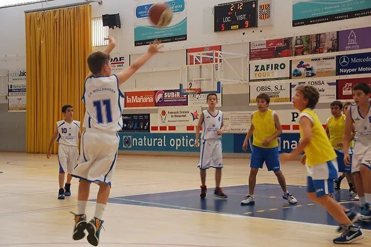 Els campions territorials del Club Bàsquet Mollerussa.