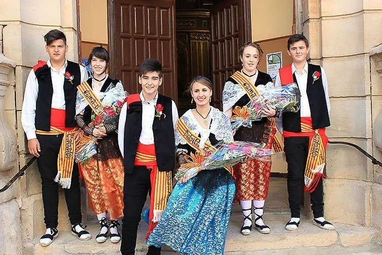 La Pubilla, Hereu, dames d'Honor i Cabalers de Golmés pel 2015.