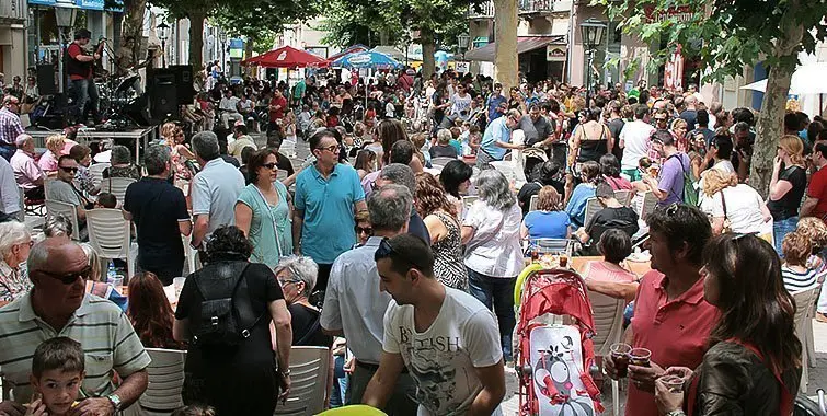 Lo Vermutet 2014 a la plaça Major de Mollerussa.