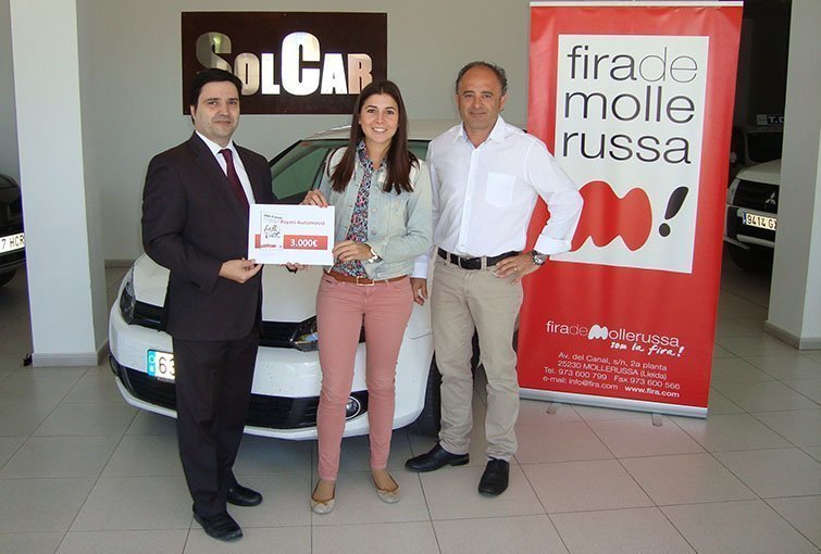 Sara Arcas guanya el premi de 3.000 euros entre els compradors d'Autotrac.