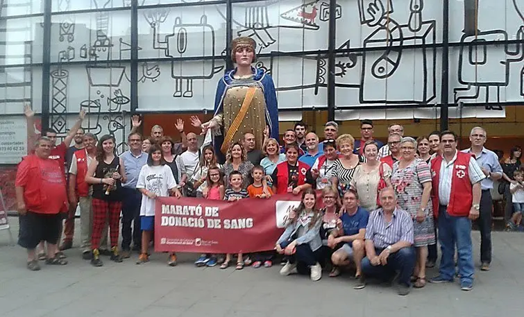 Els membres de l'Associació de Donants de Sang del Pla d'Urgell.