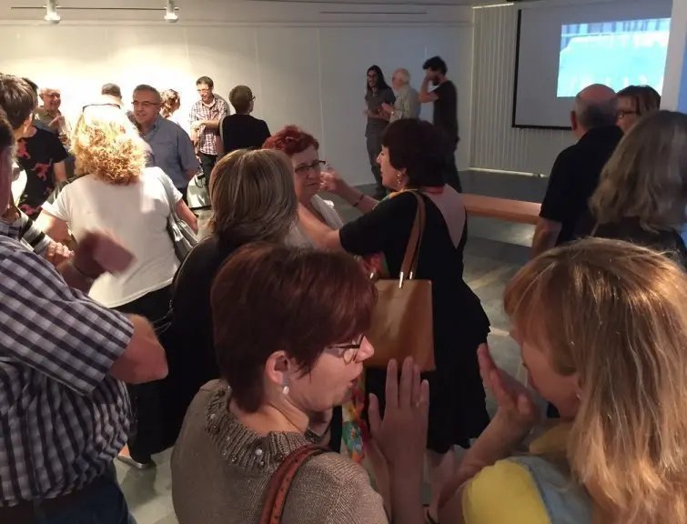 Inauguració de l'exposició La festa era fora (15-06-2015)