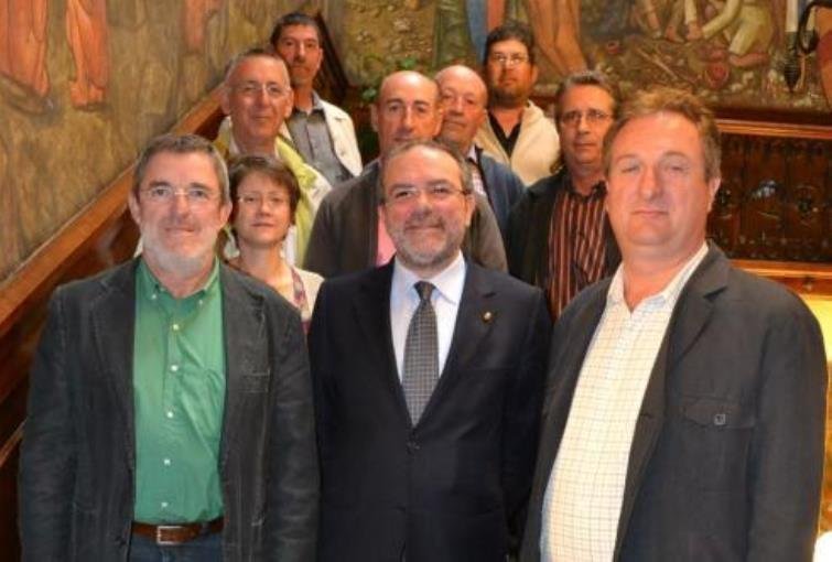 Visita de la DOP Les Garrigues a la Diputació de Lleida