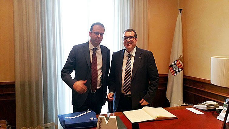 El conseller s'ha reunit amb l'alcalde Marc Solsona