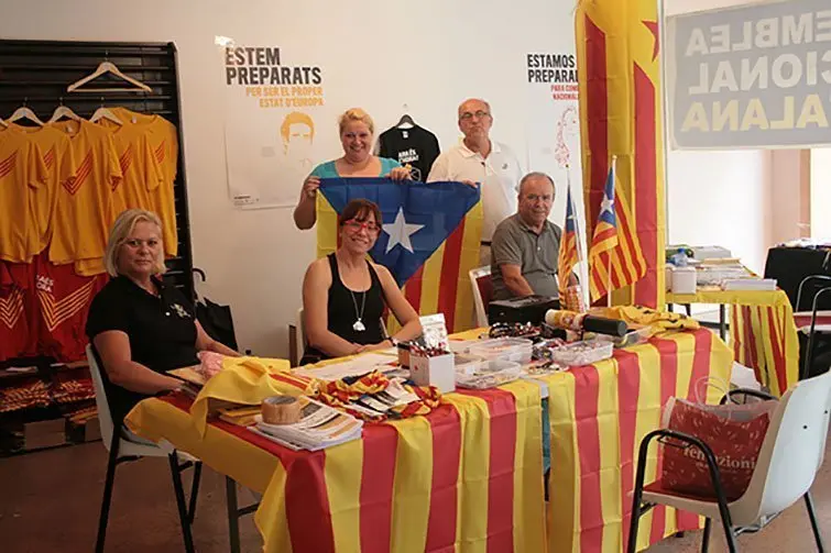 Botiga de l'any passat de l'ANC a Mollerussa