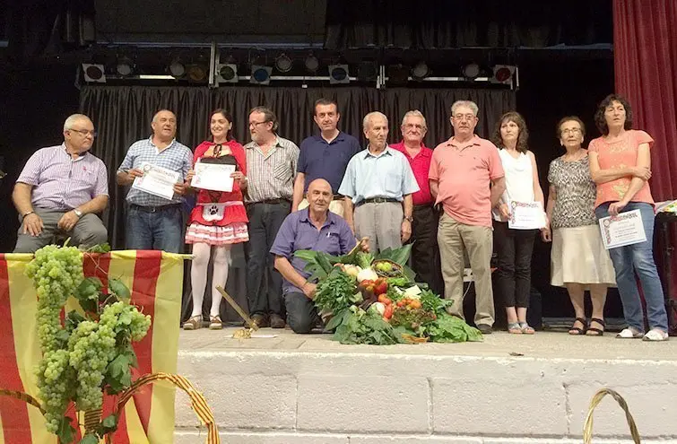 Els participants en la segona Trobada d'Hortolans de Miralcamp.