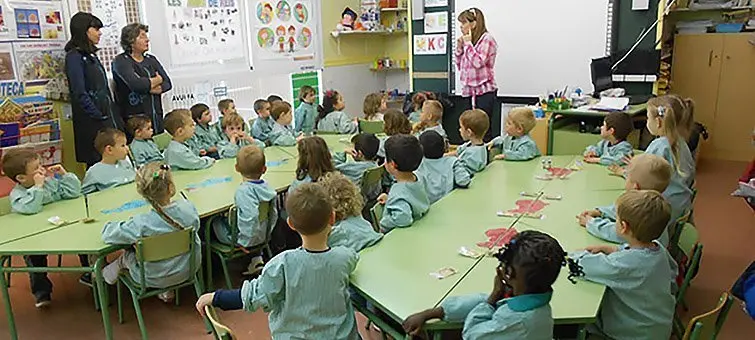 Alumnes de la llar d'infants Verge de les Sogues de Bellvís