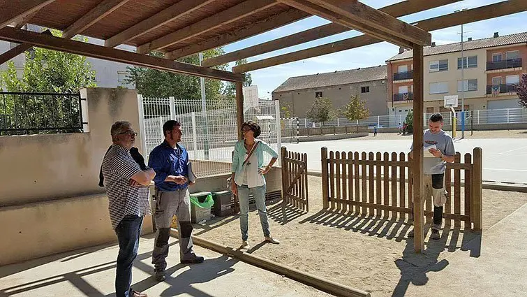 Visita a les instal·lacions de l'escola El Sitjar de Linyola