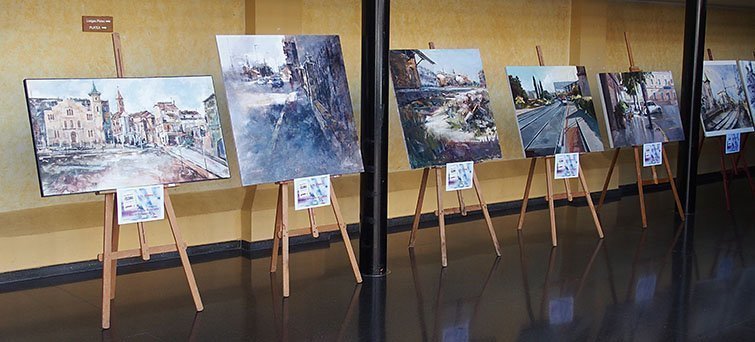 Les obres guanyadores del Concurs de Pintura Ràpida es poden visitar en el Complex de L'Amistat