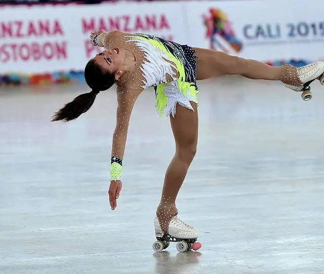 Una de les actuacions de Mònica Gimeno al mundial de Cali