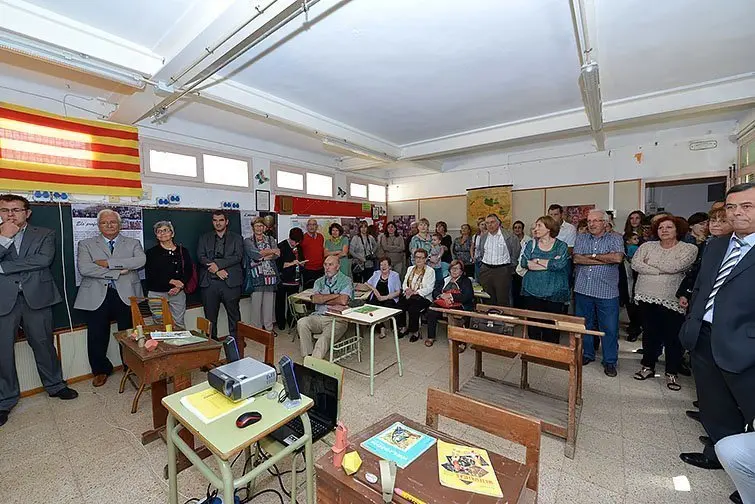 Exposició a l'escola Rufí Bedoya del Arcs en el marc de la Festa Major Interior