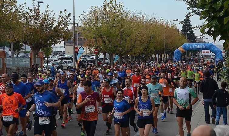 Sortida de la vint-i-vuitena Mitja Marató de Mollerussa