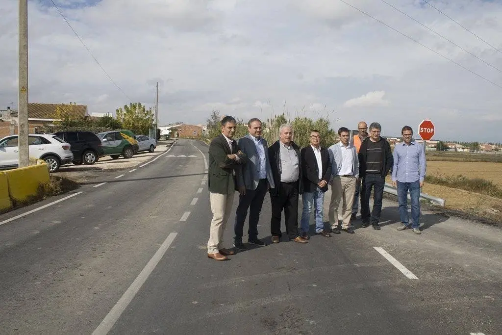 Visita obres carretera Vilanova