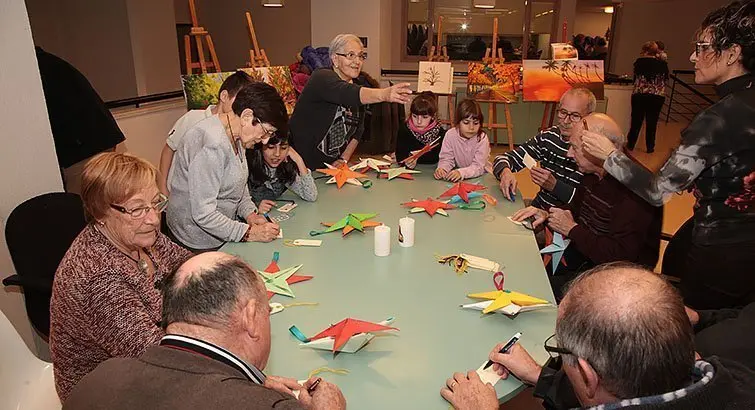 Els nens i nenes del Centre d'Iniciatives Socioeducatives La Banqueta