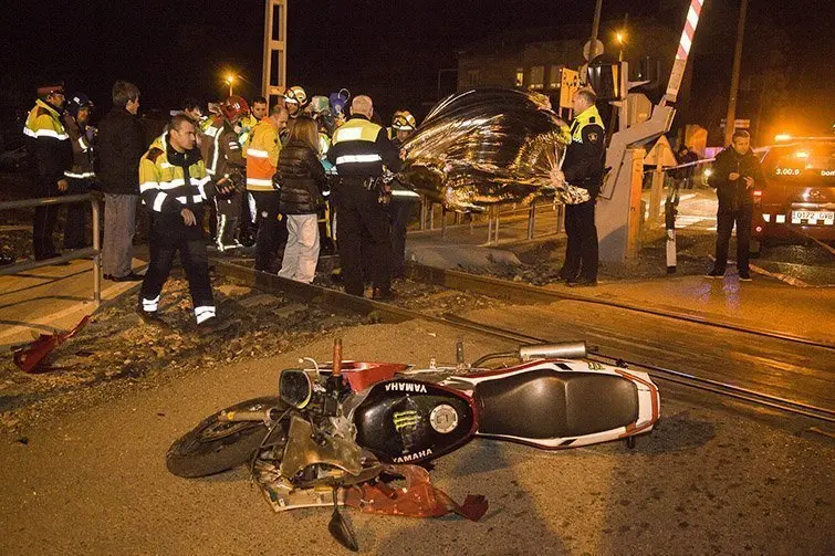 L&#39;accident va tenir lloc en el pas de la carretera del Palau d&#39;Anglesola