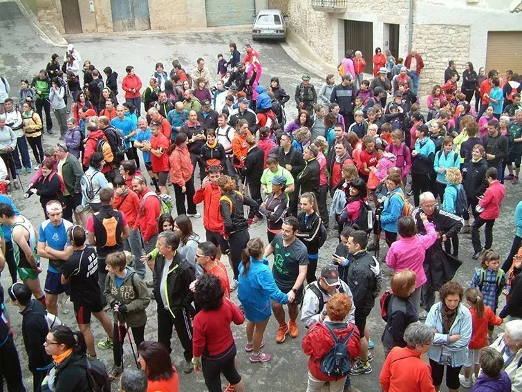 La Marxa de les Cabanes de Volta, als Omellons