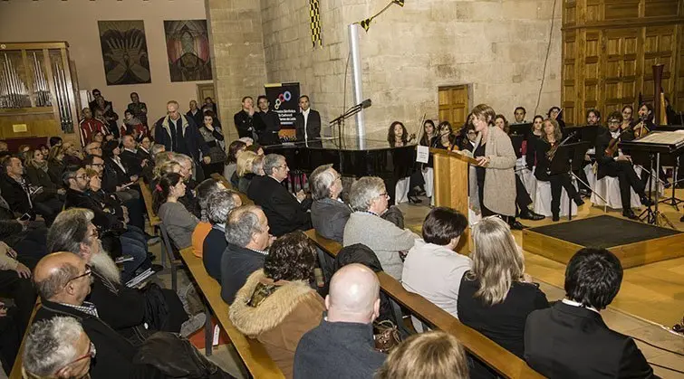 La vicepresienta de la Diputació Rosa Pujol clou l'acte de commemoració del 850 aniversari