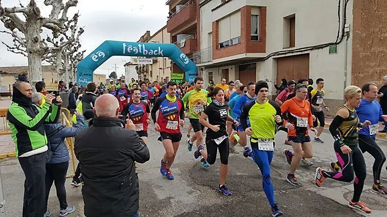 Un centenar de participants en la primera cursa Canal Avall de Vila-sana