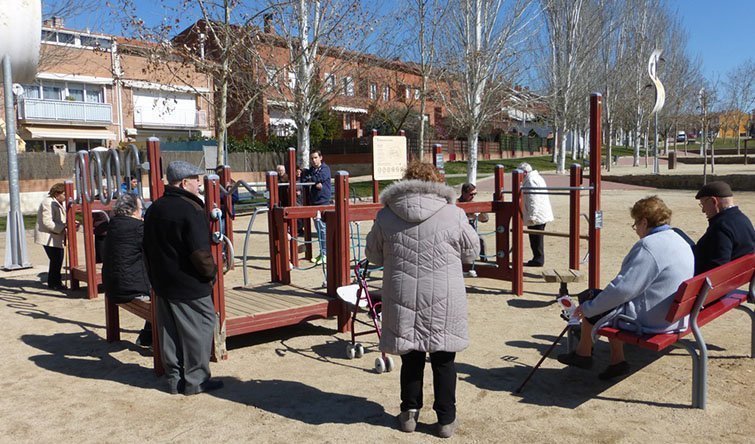 El estudiants fomenten l'ús del parc urbà de salut