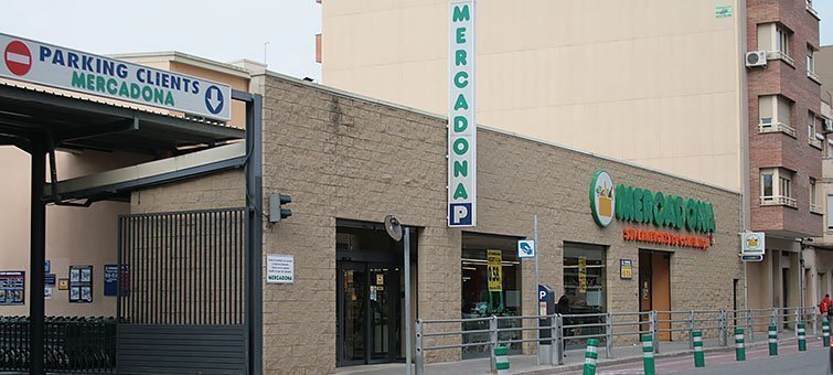Actuals instal·lacions del supermercat Mercadona a Mollerussa
