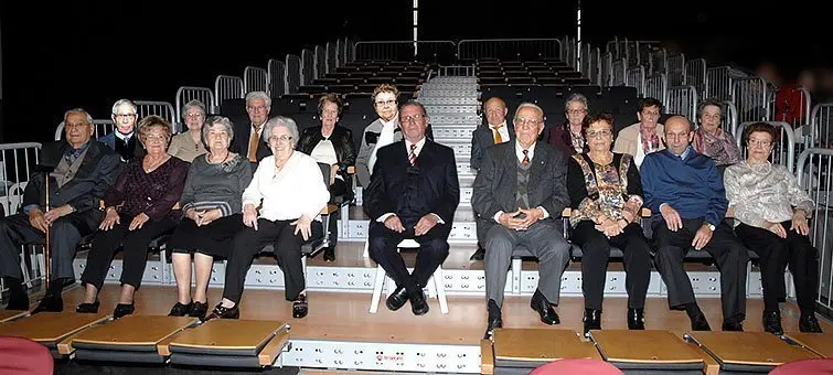 Els octogenaris 2015 homenatjats a les Borges