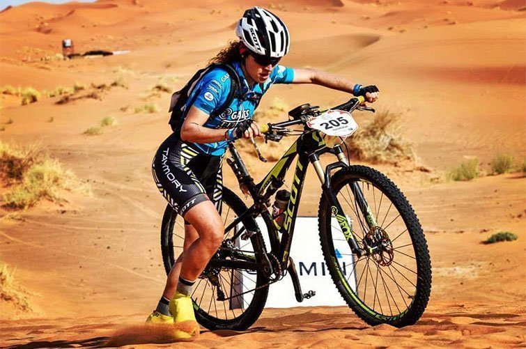 Ramona Grabiel en el Titan Desert 2016