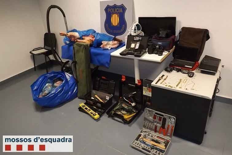 Els Mossos d'Esquadra detenen tres homes per robatoris a l'Urgell, Noguera i Garrigues