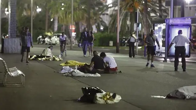 El passeig en el qual el camió va envestir als vianants