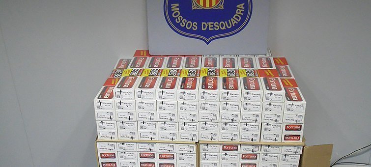 Tabac intervingut pels Mossos d'Esquadra a Balaguer