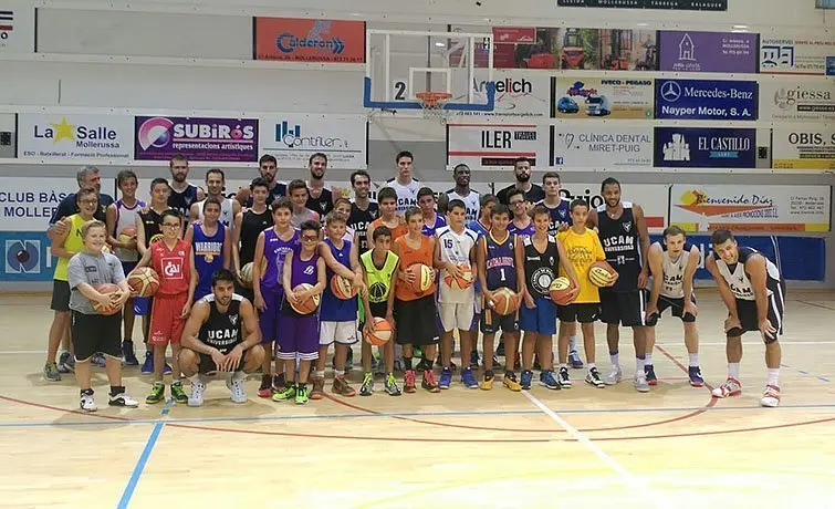 foto jugadors UCAM Murcia inteiror