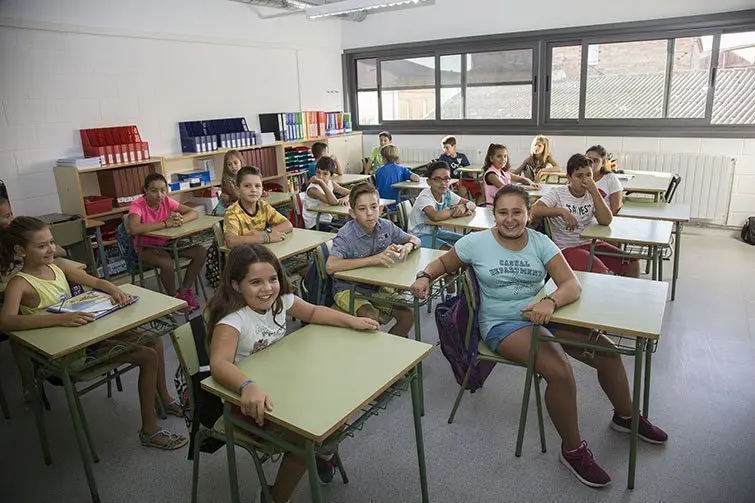 Els alumnes de l'escola El Timó de Sidamon estren aules aquest curs