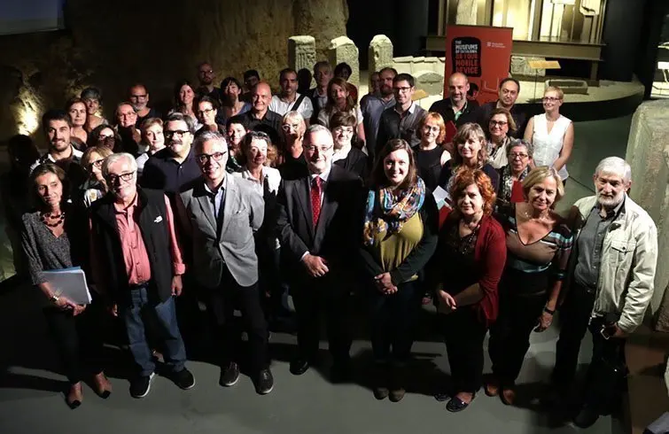 Participants en la presentació de Visitmuseum