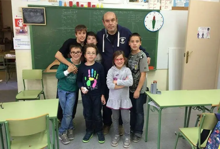 Els primers alumnes de la Llar d&#39;Infant de Cubells