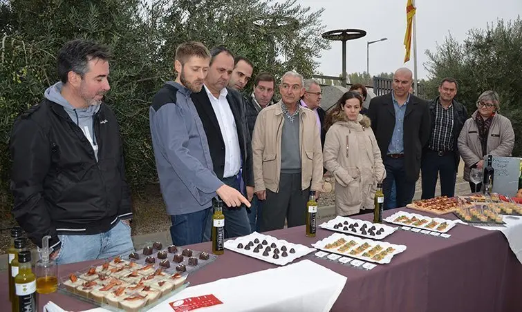 Presentació de laMostra Gastronomica Garrigues amb alguns dels productes elaborats