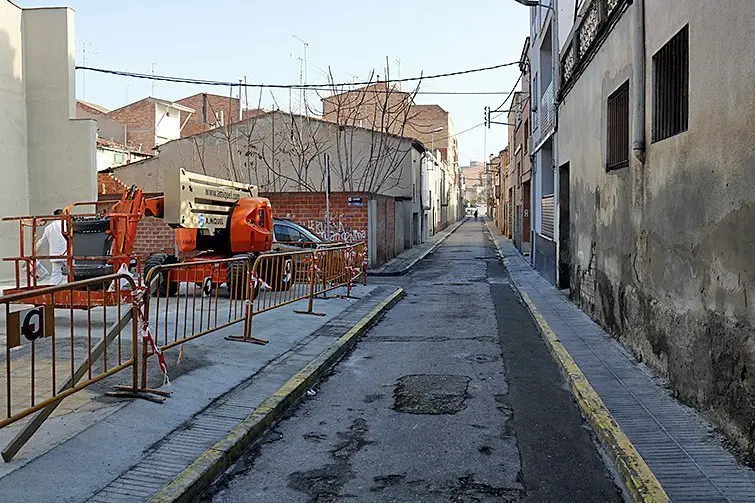 Carrer Santa Cristina, una de les actuacions previstes per l'Ajuntament 1