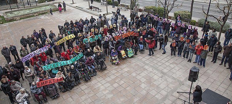 Acye de commemoració Dia Internacional de les persones amb discapacitat