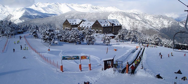 Imatge de l'estació d'esquí de Portainé ©Territoriscat