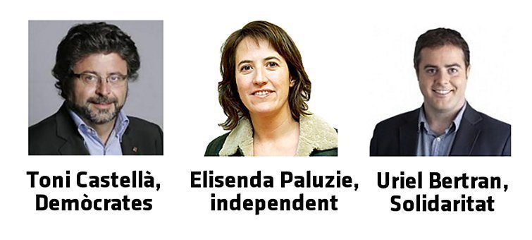 Toni Castellà, Elisenda Paluzie, Uriel Bertran