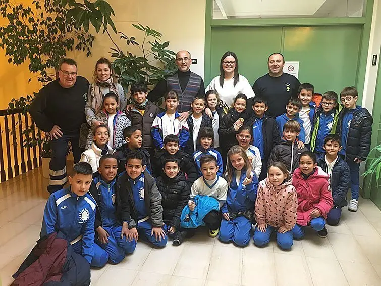 L'escola de Soses visita l'Ajuntament interiro