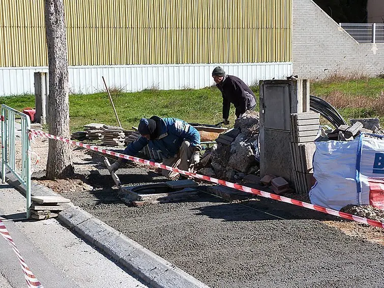 Obres de reparació i manteniment a les Borges Blanques interior