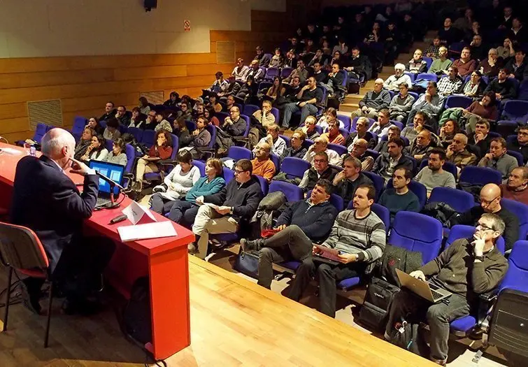 Intervenció d&#39;Antoni López en la Jornada del Panís a Mollerussa