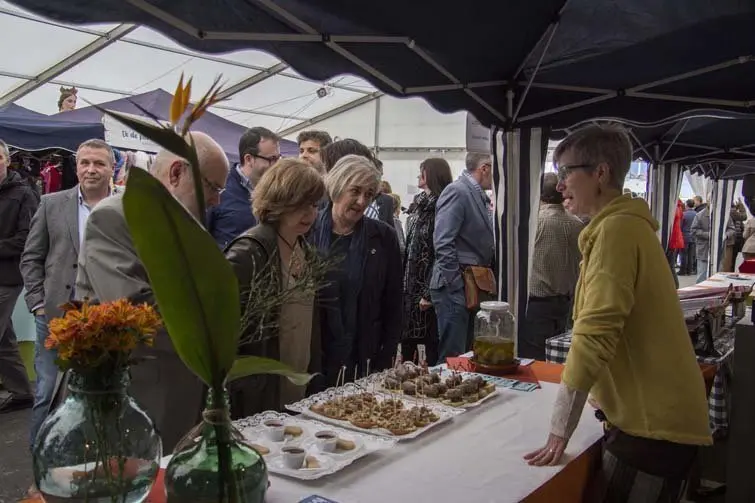 Visita de la consellera Borràs a la Fira de l'Estany d'Ivars d'Urgell