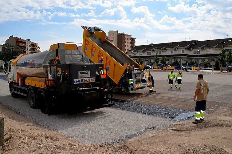 Obres de millora del pàrquing de la zona de Negrals