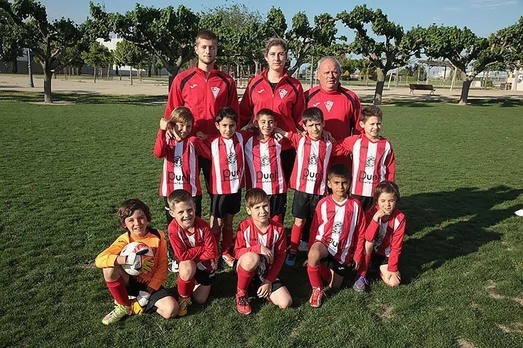 El campions de la Lliga preferent Catalana del Fondarella CF