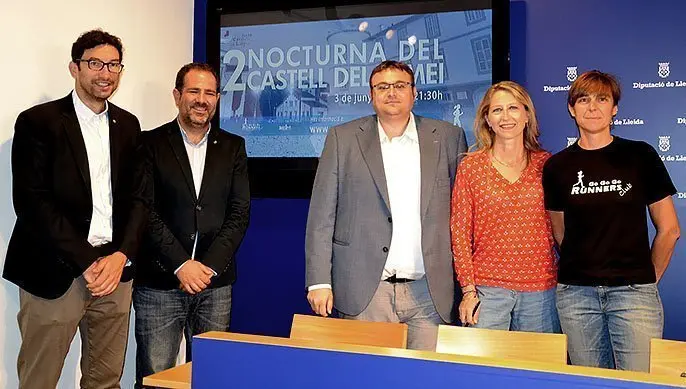 Acte de presentació de la segona edició de la Cursa nocturna del Castell del Remei 1